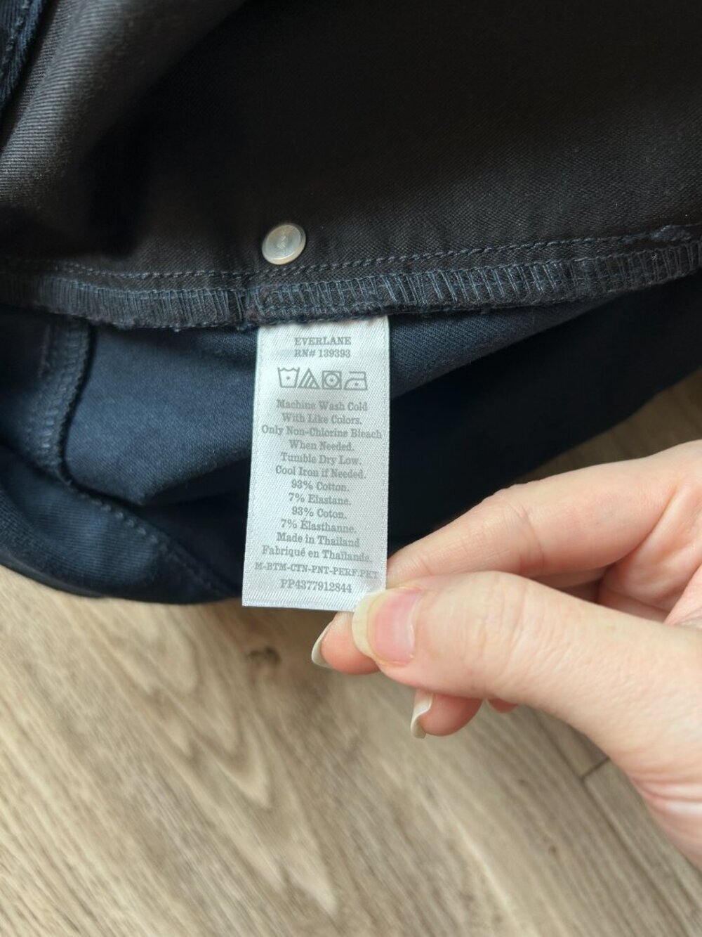 Everlane Men's The Stretch Twill 5-Pocket Pant in Navy Size 36x34 - Picture 10 of 12